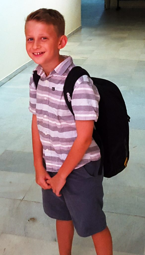 First day of school in Spain