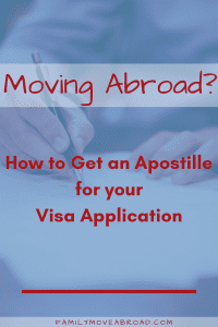 Birth certificates and other documents for your visa application require an Apostille